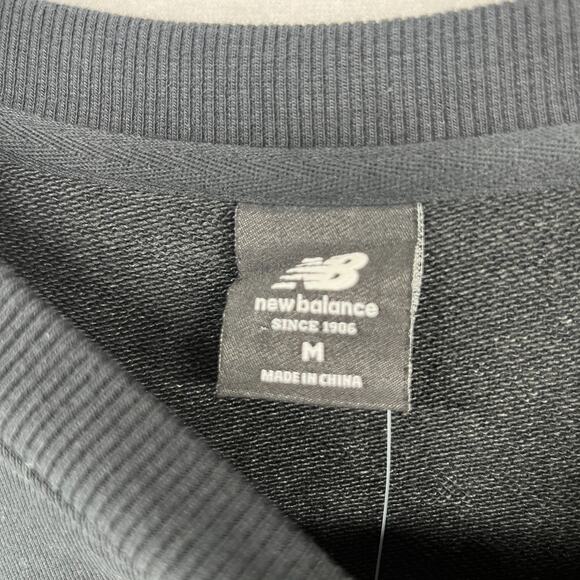 NEW BALANCE Dress M Athletic Gear Relaxed Essential Fleece Shirtdress Black NEW - Picture 6 of 16